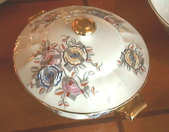 Servizio piatti Set limoges fiori Art Decò - Robertaebasta®