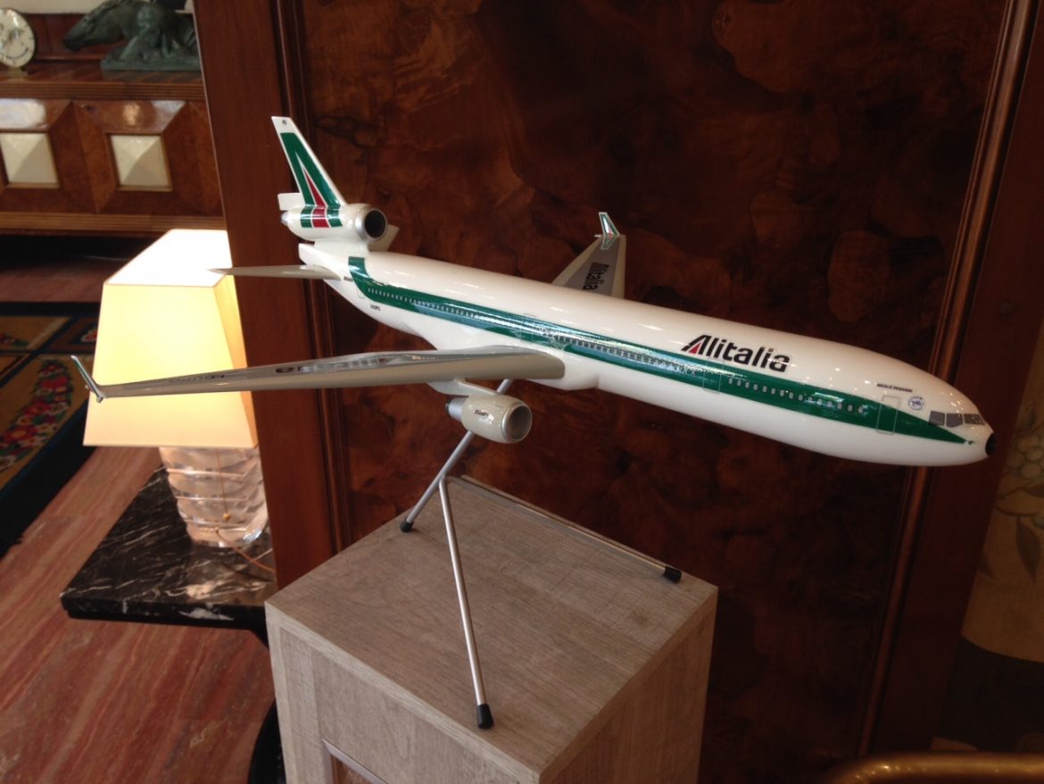 Modello aereo dc10 alitalia