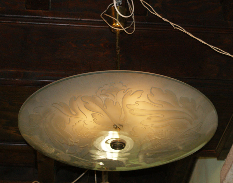 Lampadari vintage in ottone, vetro, ferro battuto - Robertaebasta®