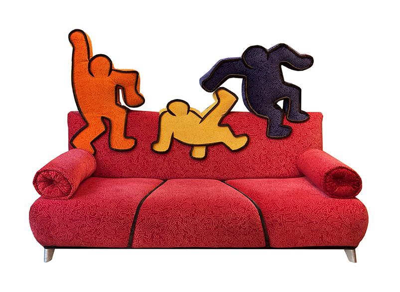 Keith haring bretz sofa